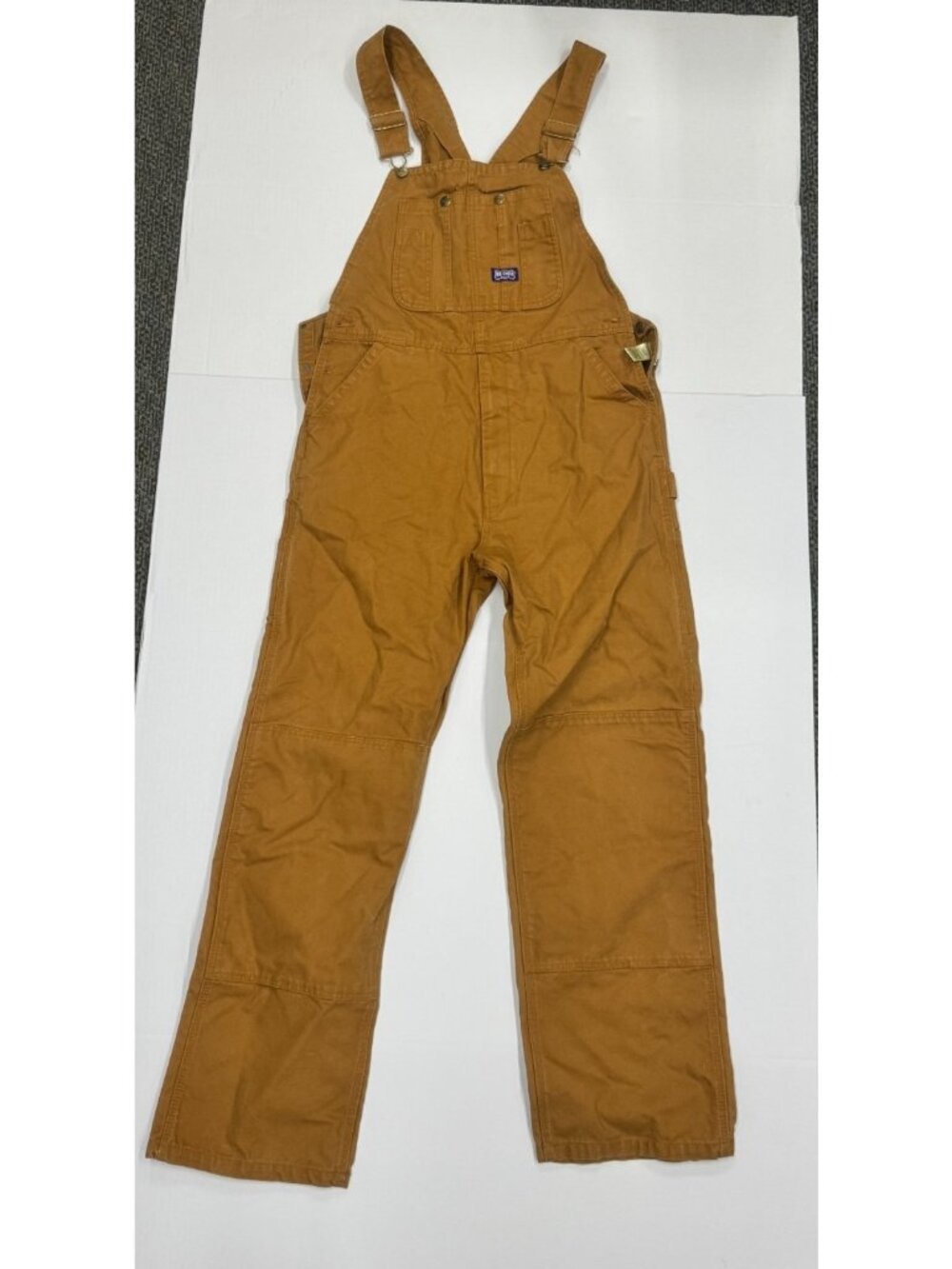 Big Smith Brown Work Bib Overalls Excellent Condition Mens' 34 x 34